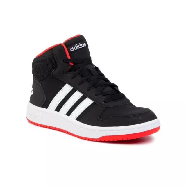 Adidas Hoops Mid 2.0 K SCARPA ALTA SPORTIVA GINNASTICA RAGAZZO BAMBINO B75743-08 3