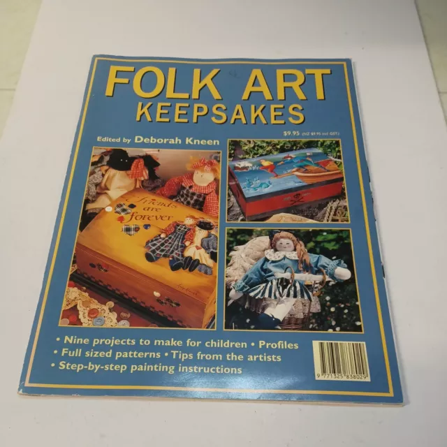 Folk  Art Keepsakes Deborah Kneen 9 Step By Step Painting Instructions Bk