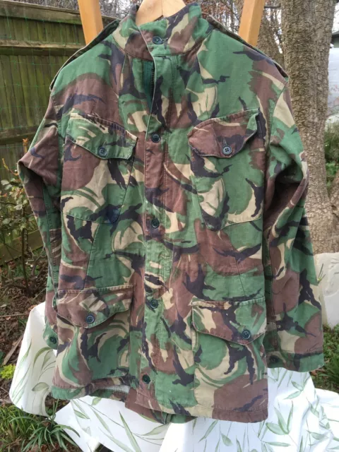Vintage British Army 68 pattern dpm jacket Size 4. Cold War Camouflage Falklands