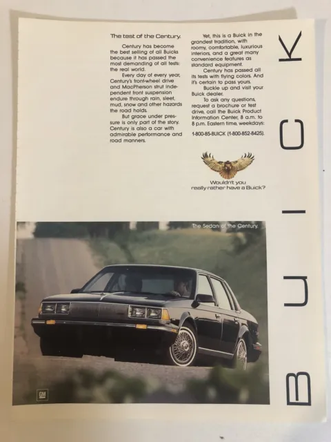 Buick Sedan Vintage Print Ad Advertisement pa11