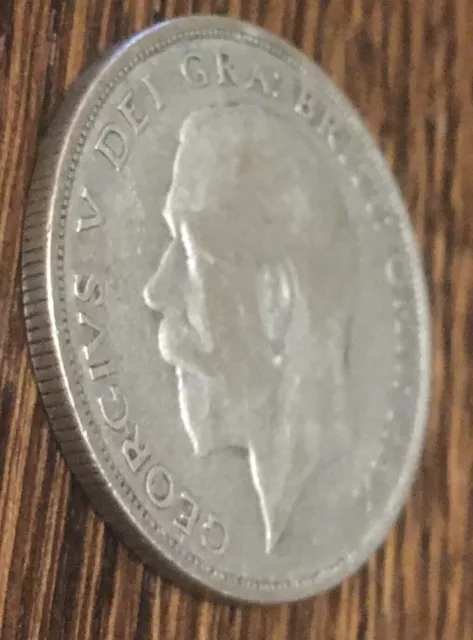 Half Crown Silver Coin King George V 1923