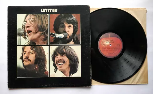 The Beatles Lp ' Let It Be ' U.s.a. 1St Apple Press - 1970