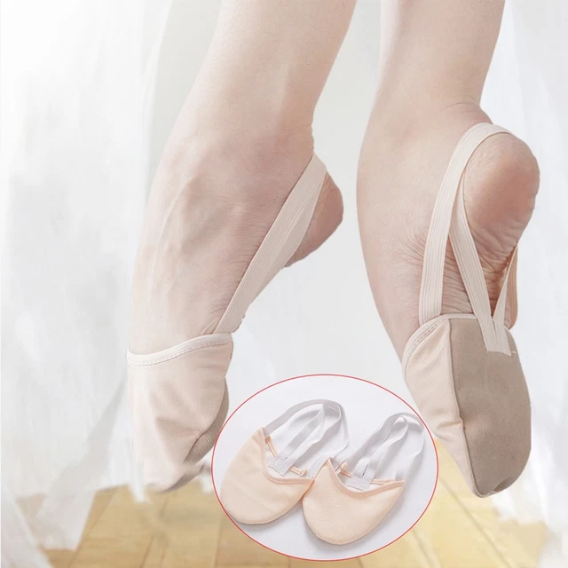 Scarpe da ginnastica ritmica mezza lunghezza calze morbide sala da ballo arte palestra accessori wi