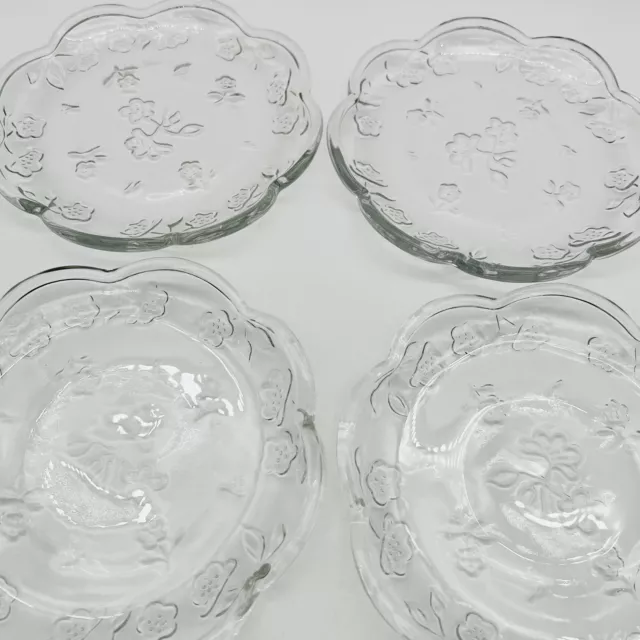 Anchor Hocking Savannah Bread And Butter Plates 6” Set Of 4