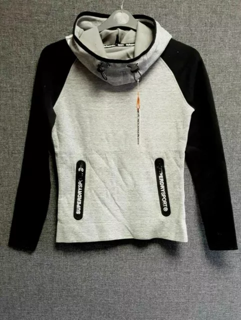 Felpa con cappuccio SUPERDRY Gym Tech Cowl grigio UK Small CTRL £54,99 LN016 NN 01