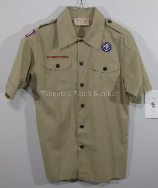 Boy Scout now Scouts BSA Uniform Shirt Size Youth Large SS FREE SHIPPING 136