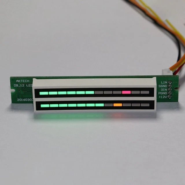 DIY DUAL 12BIT LED Music Level Indicator Module for Stereo Audio ...