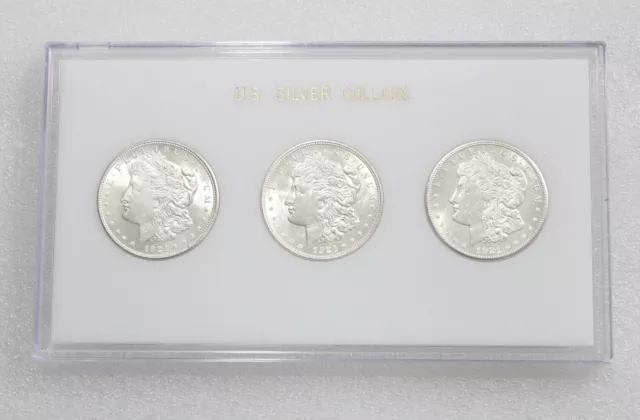 1921 Pds $1 Morgan Silver Dollar Set Ch/Gem Bu