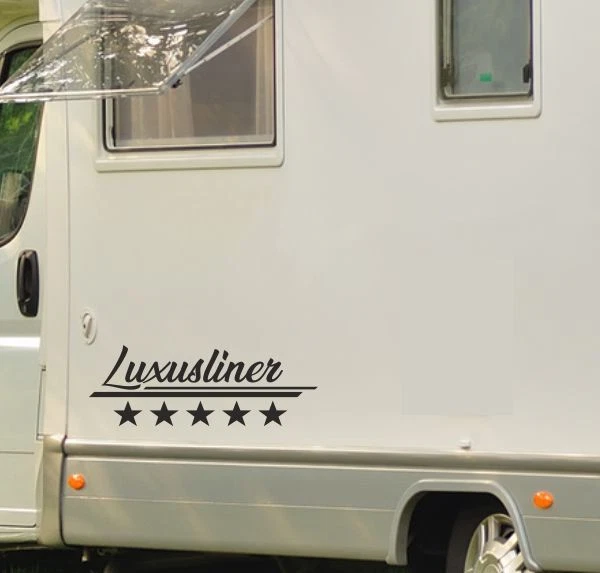 Docliick Wohnmobil Aufkleber - Wiederverwendbar & Einfach Anzubringen | Originelle Fahrzeug-Deko