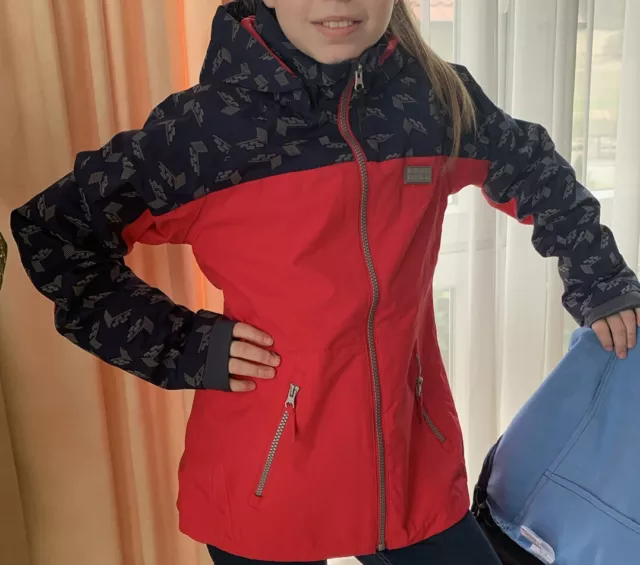 Josefine 203 – LEGO® Wear Tec Mädchen Jacke Josefine rot-dunkelblau 152 TOP!