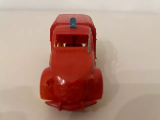 citroen 2cv camionnette  en plastic marque cle1/48 Version pompier