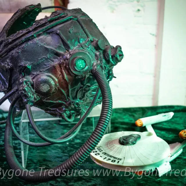 Star Trek collectable signed Borg helmet