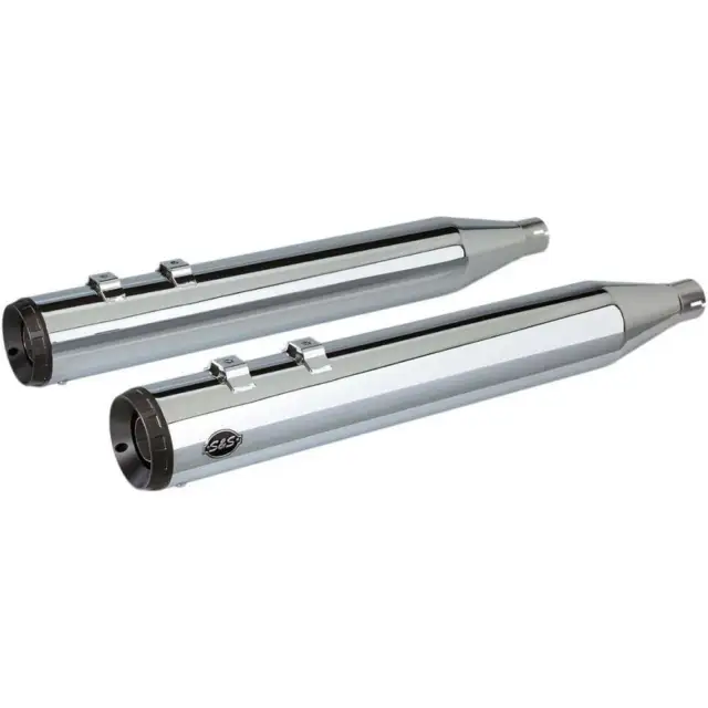 S&S Cycle Grand National Slip-On Mufflers for Harley-Davidson Touring Models
