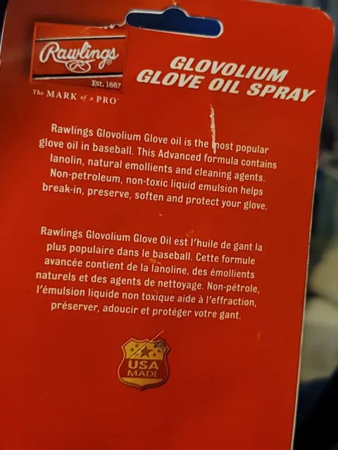 Rawlings Glovolium Spray Blister Pack Advanced Formula new 3