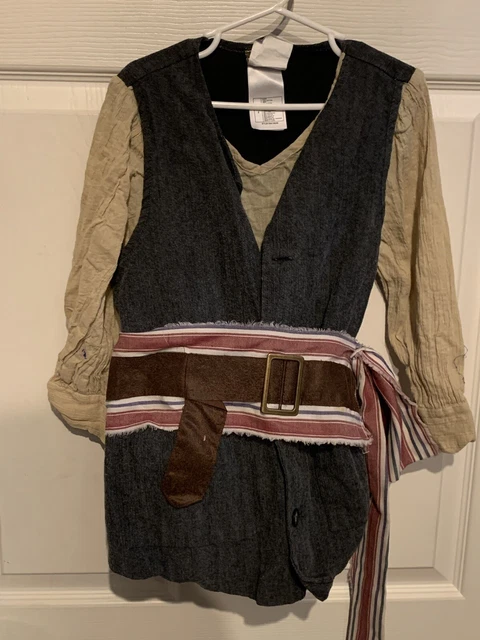 Disney Store Jack Sparrow Costume Jacket Pirates Of Caribbean Child Size XS 4