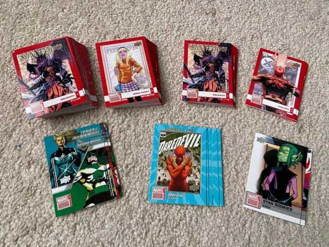 2020-21 marvel annual base set, chase cards, tier cards complete your set!
