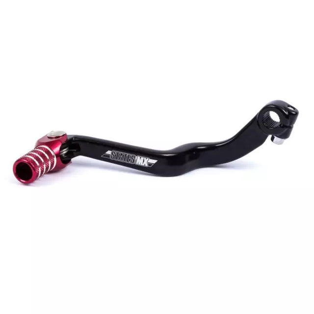 New STATES MX FORGED GEAR LEVER - HUSQVARNA - RED