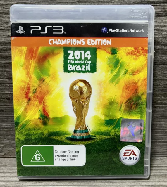PS3 2014 FIFA World Cup Brazil Game Sony PlayStation Soccer Football EA Sports