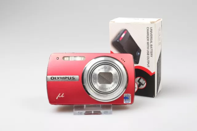 Olympus Mju u820 |  Digital Compact Camera | 8.0MP | Red