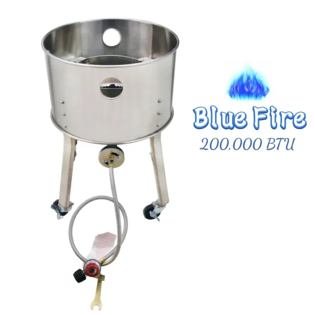 Stainless Steel 200,000 BTU. Single Propane Burner For Outdoor Cooking Gas Stove