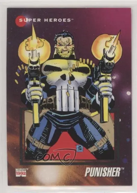 1992 Impel Marvel Universe Series III Super Heroes Punisher #28 01ba