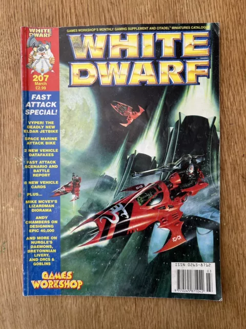 Games Workshop White Dwarf Issue 207, March 1997. Vyper Jetbike