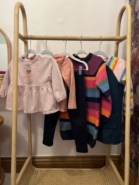 girls age 2-3 years bundle Next unworn jumper dress and leggings plus two tops