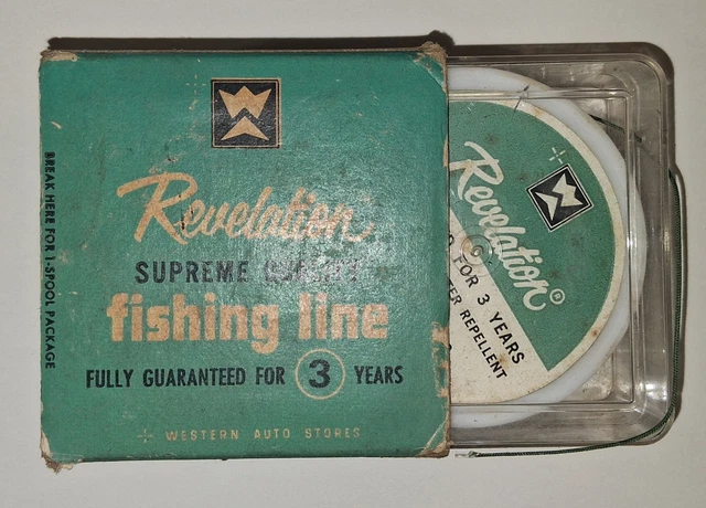 VINTAGE WESTERN AUTO Revelation Tackle Box Fishing Reel Model