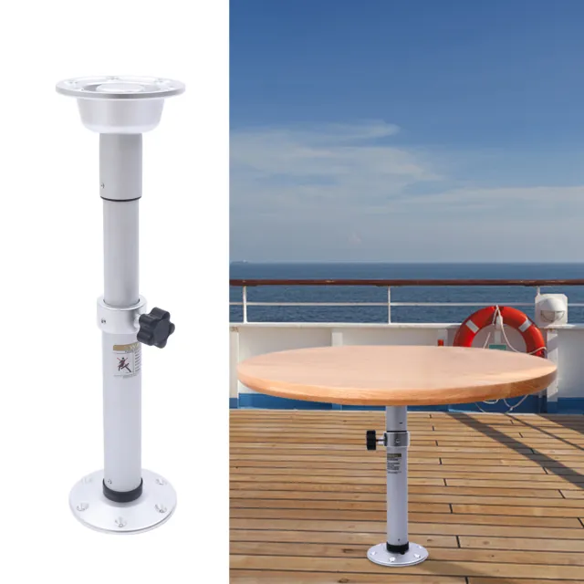 RV Adjustable Height Table Pedestal Detachable for Caravan Motorhome Marine Boat