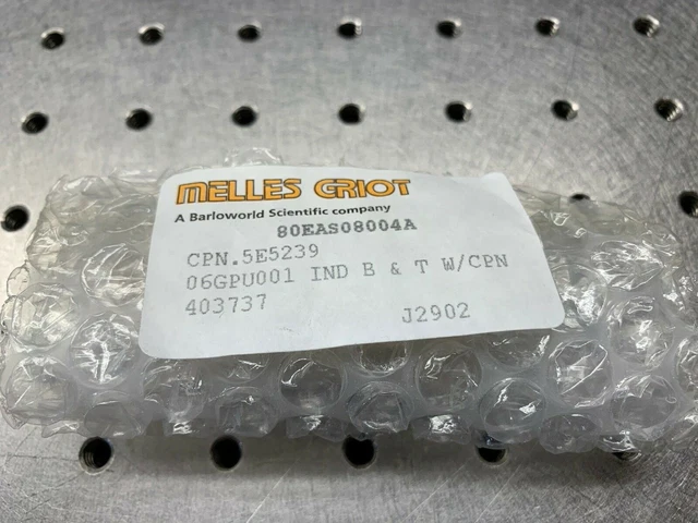 Melles Griot Anamorphic Prism Pair For Diode Lasers 06GPU001 NEW UNUSED