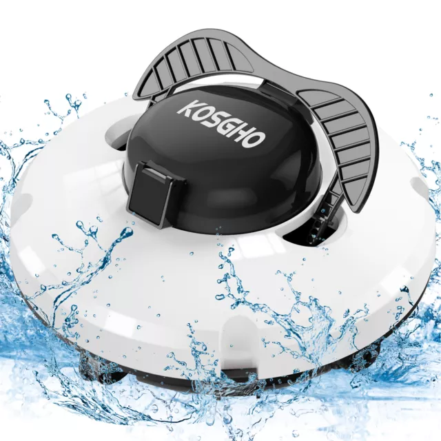 Cordless Robotic Pool Cleaner Pool  with Dual Motors Self Parking