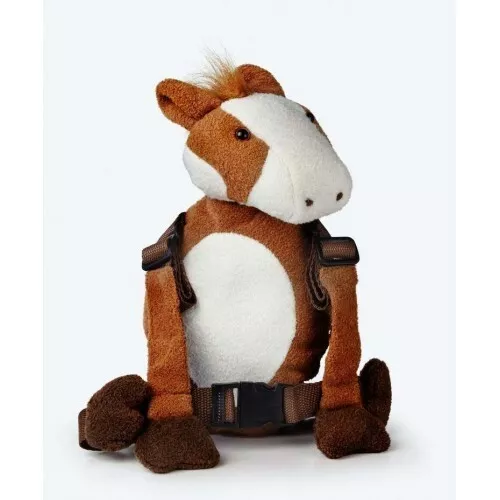 Toddler Child  2 In 1 Walking Safety Harness Backpack Buddy Reins - Horse