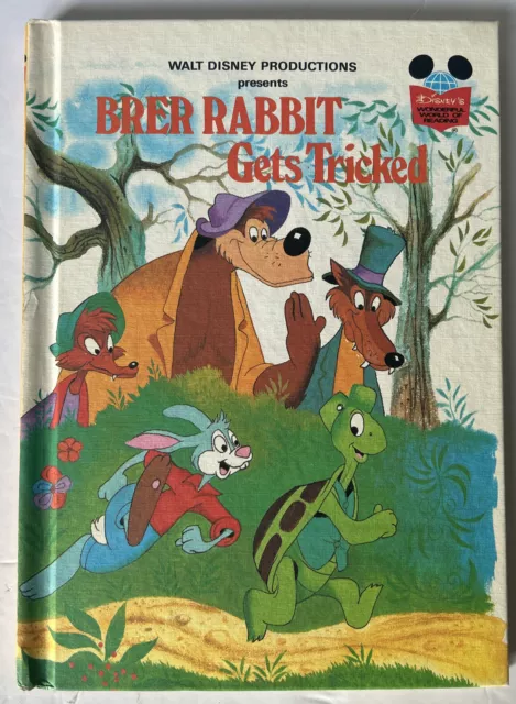 Vintage 1981 Walt Disneys Brer Rabbit Gets Tricked (HC, Children’s Book, 1981)