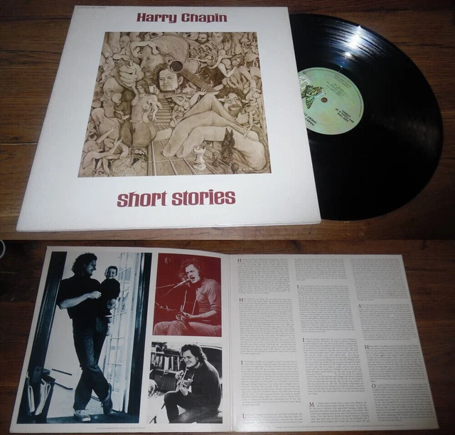 HARRY CHAPIN - Short Stories LP ORG US Elektra Folk Rock 73'