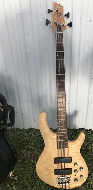 4-string Laguna Ocean electric bass guitar Very Good Natural Color with Case 4-string Laguna Ocean electric bass guitar Very Good Natural Color with Case