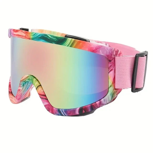 WOMENS PINK SKI Goggles Portable Snow Antifog Jet Winter Snowboard AU