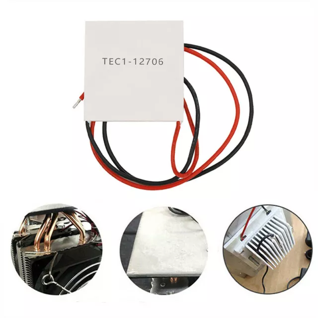 1-10PCS 2TEC1-12706 Heatsink Thermoelectric Cooler Peltier Module Plate 12V 60W 2