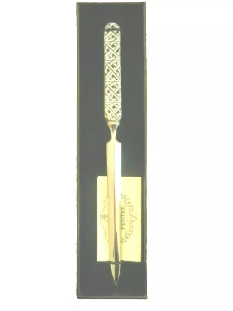 Mullingar Pewter Letter Opener, gift boxed