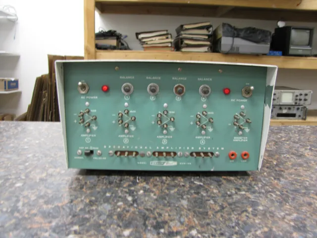 Rare Vintage Heath Built EUW-19A Tube Operational Amplifier System Ham Radio