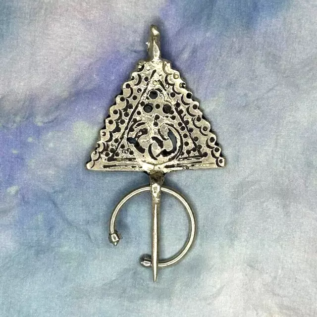 Very Rare Ancient Silver Viking Amulet Pendant Authentic Artifact