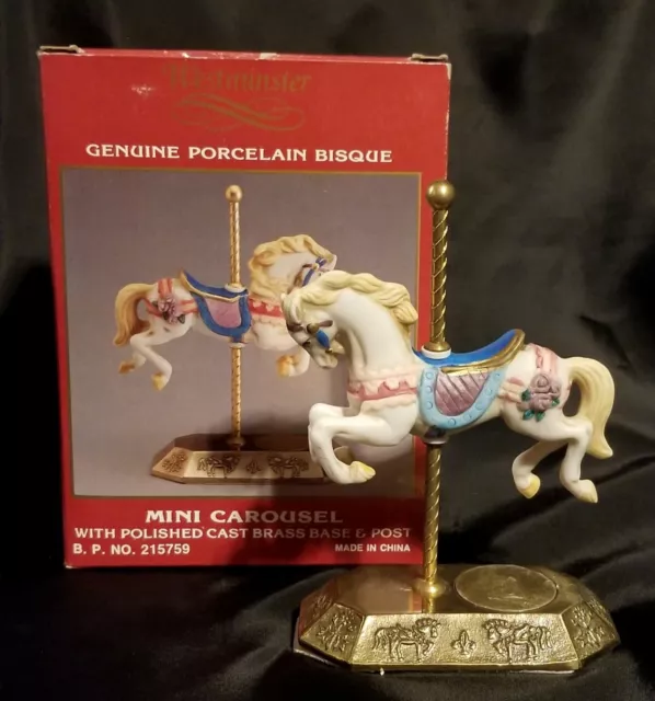 Vintage Collectible Westminster Mini Carousel Horse # 226823 - NIB