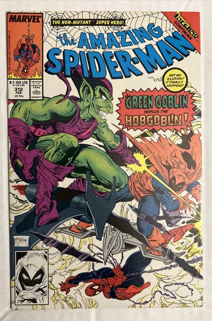 Amazing Spider-Man 312 Todd McFarlane art Green Goblin 1989 NM+