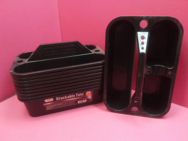 iit 10 PLASTIC CARRY-ALL TOTES 15" X 10" SEE DETAILS  98174 (TL4299)