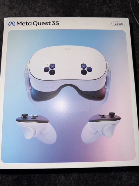 META QUEST 3S 128GB All-In-One Mixed Reality Headset - BRAND NEW SEALED ...