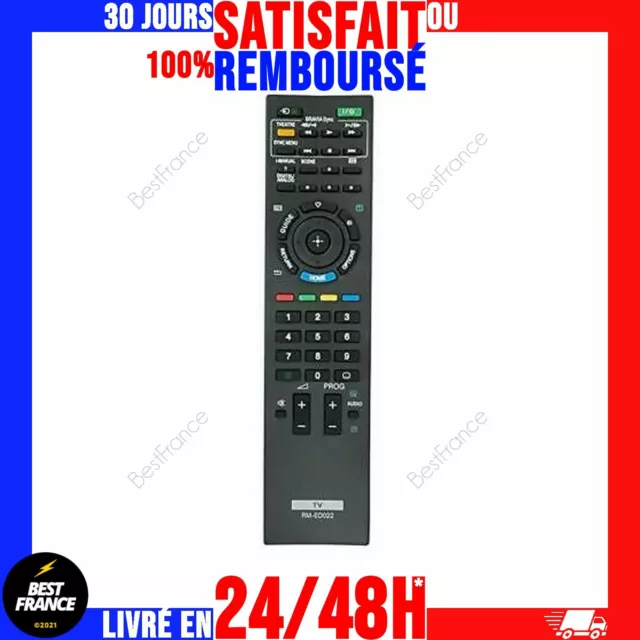 Télécommande de Remplacement pour Sony Bravia TV Téléviseur LCD Télévision KDL