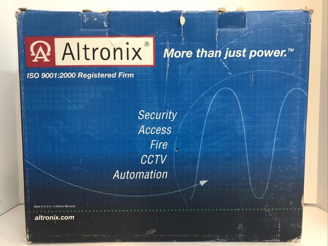 Altronix Al602Ulada Nac Power Supply, 2 Class Or 4 Class B
