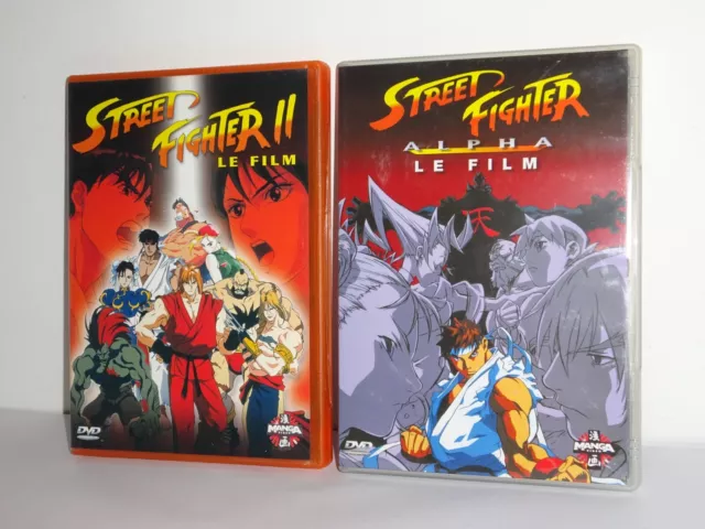 Lot de 2 DVD - Street Fighter II le film + Street Fighter Alpha le film