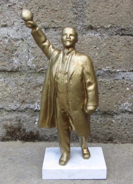 Scultura  Di V.i. Lenin, Rivoluzione  Alto 42 Cm.