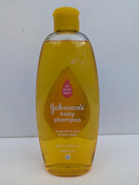 Retired New Johnsons Baby Shampoo 500ml Rare Yellow