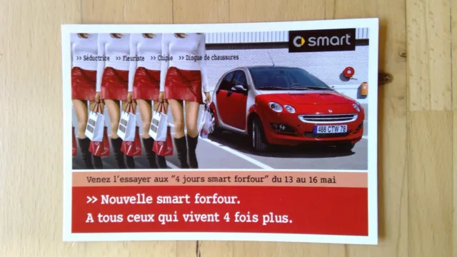 Smart - Forfour - Carte postale publicitaire